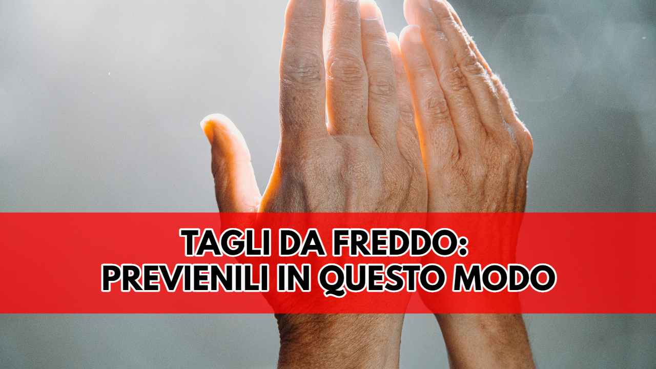 Mani ferite dal gelo