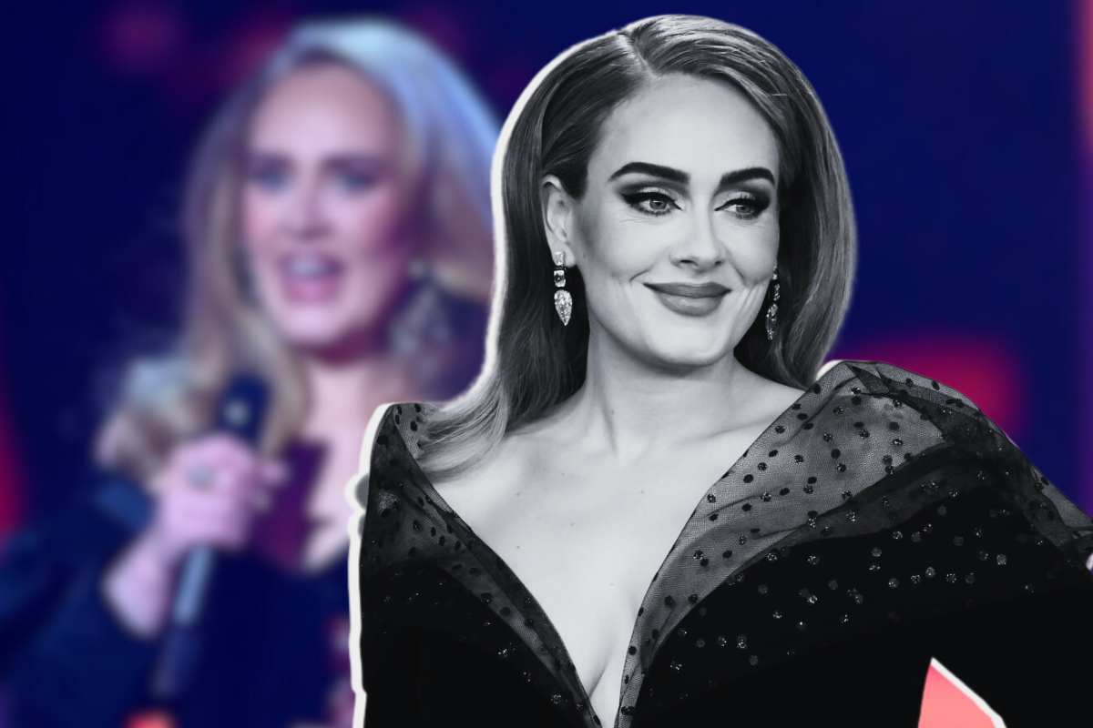 Il look di Adele è da brividi: per Halloween sul palco diventa Morticia
