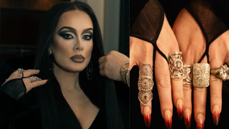 L'oufit di Adele per festeggiare Halloween è da brividi, è uguale a Morticia: le unghie il tocco di classe