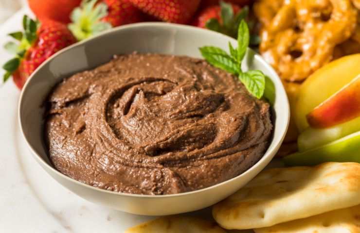 hummus al cacao come si prepara